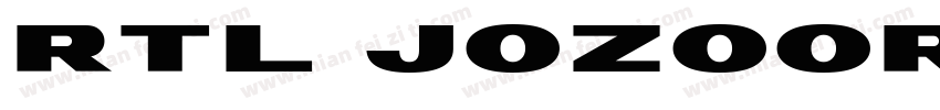 RTL Jozoor Regular字体转换